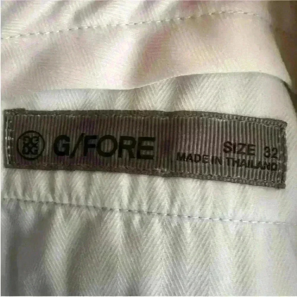 G/FORE "Killer T's" Golf Shorts Light Blue With Maroon Skulls Size 32 EUC! - Picture 11 of 11